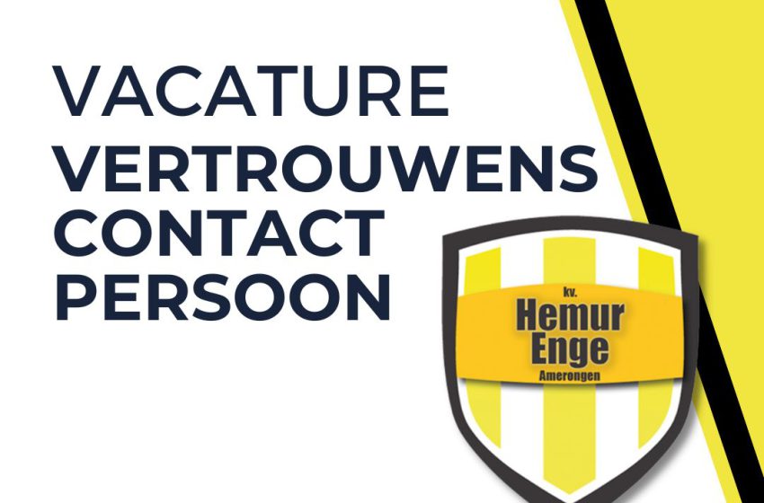  Vacature: Vertrouwenscontactpersoon