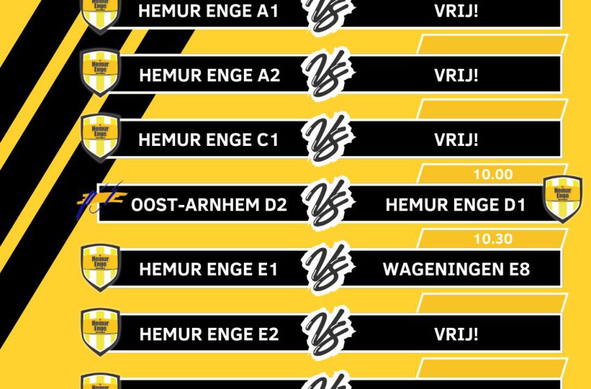  Programma 12 april