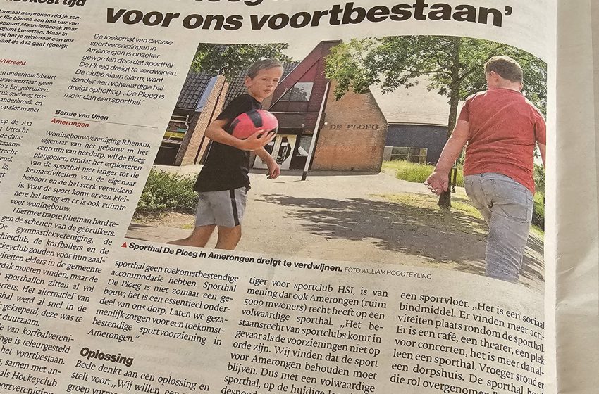  Toekomst sporthal de Ploeg