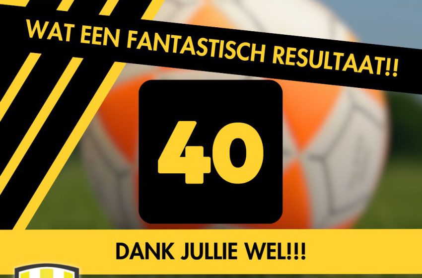  Wauw!! 40 ballen gedoneerd!!