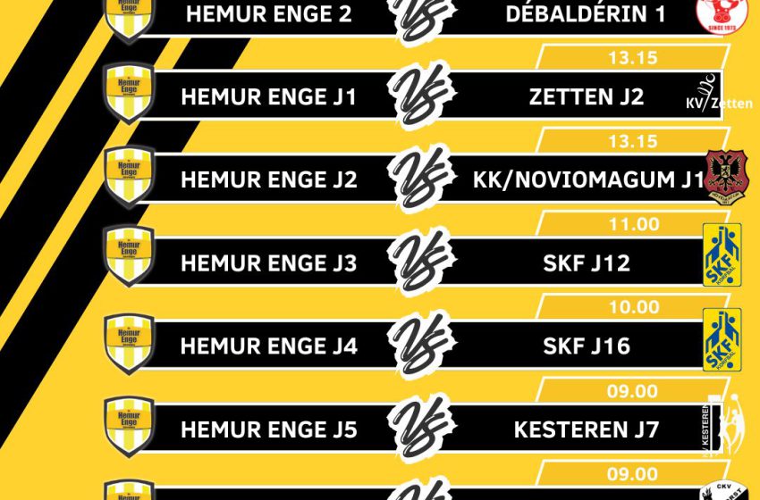  Programma 13 september
