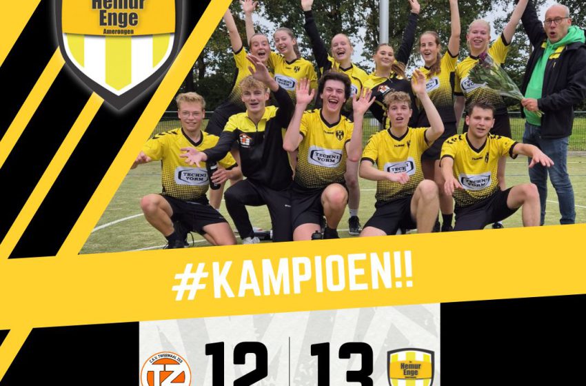  Trots op Hemur Enge 1: ons nieuwe vlaggenschip is kampioen