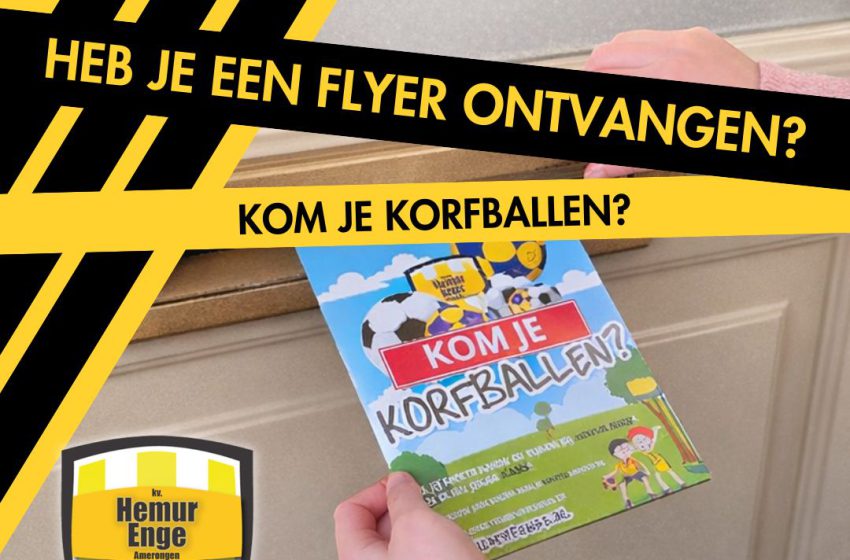  Heb je een flyer ontvangen?
