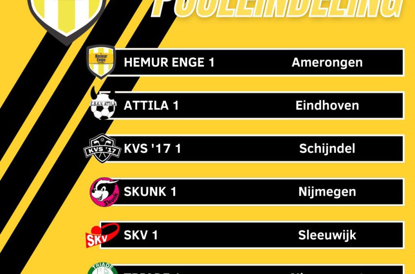  Poule indeling veldcompetitie