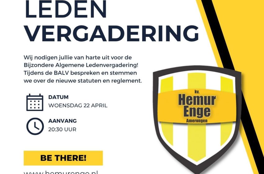  Uitnodiging BALV 22 april