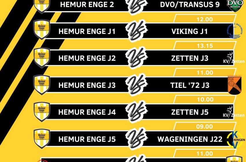  Programma 30 mei