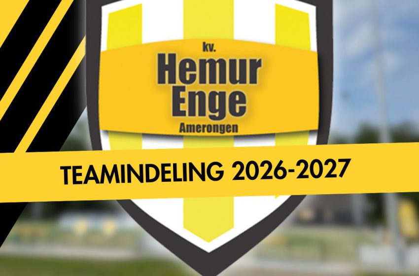  Teamindeling 26-27