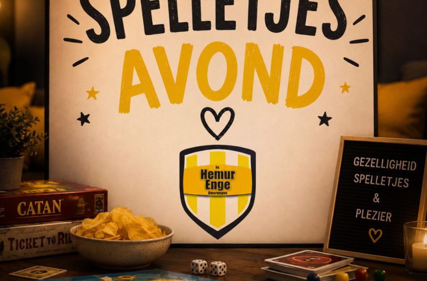  Spelletjesavond