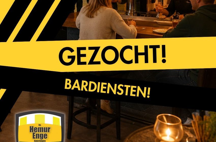  Schrijf je in voor een bardienst