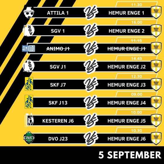  Programma 5 september