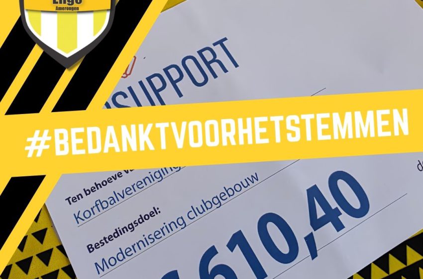  Bedankt voor jullie stemmen!